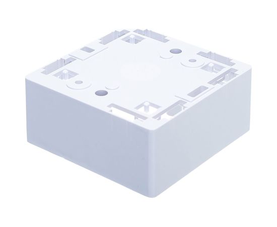 Настенная коробка под лицевые панели и розетки NIKOMAX, формата 86х86x38мм, белая NMC-BB86X86-WT – изображение 2