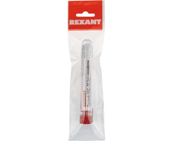 Припой без канифоли ПОС-30 (10 г; 1.0 мм) колба REXANT 09-3091 – изображение 5