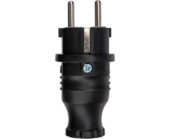 Прямая влагозащищенная вилка REXANT с/з, 16 А, IP44 каучук 111-001 – изображение 11