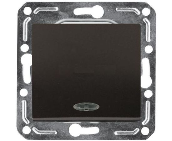 Одноклавишный выключатель Volsten V01-14-V12-M Magenta Nero 10005 