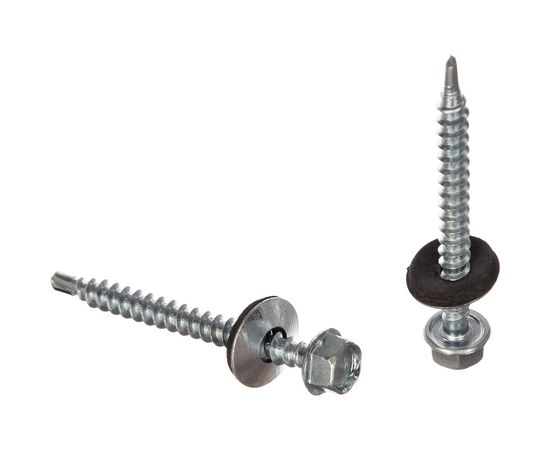 Кровельный саморез Tech-Krep КР ZP сверло 4,8х51 40 шт, коробка с окном 112027 