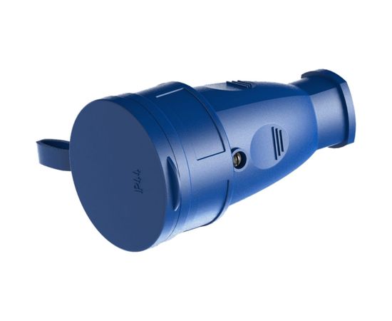 Переносная розетка SVET РА 16-005 УХЛ4, каучук,цвет - синий SV0303-0007 