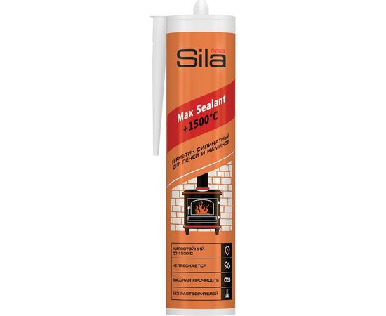 Герметик для печей Sila PRO Max Sealant +1500, 280 мл SSP15280 