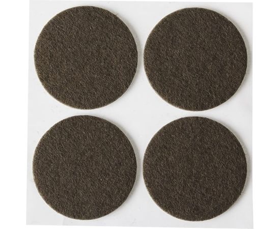Самоклеящиеся накладки на мебельные ножки Stayer COMFORT фетровые, коричневые, круглые - диаметр 22мм, 20 шт 40910-22 