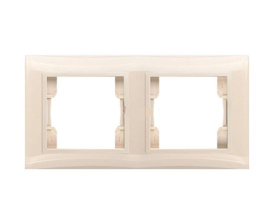 Двухместная рамка Volsten V01-12-A21-M, Magenta Crema, 9066 