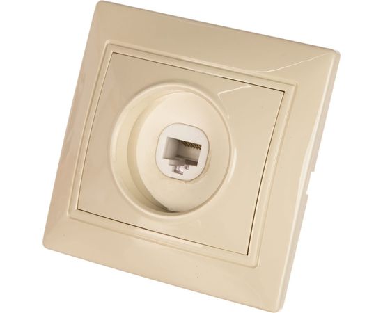 Компьютерная розетка UNIVersal Севиль слоновая кость ivory Б-С0051 