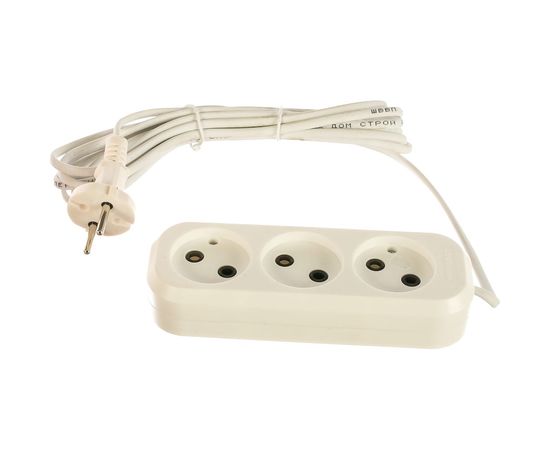 Удлинитель У6-639 ШВВП 2x0,75 3гн. 3м UNIVersal 9631933 