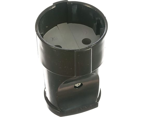 Штепсельное гнездо б/з, черное 10А 250В UNIVersal А0115 