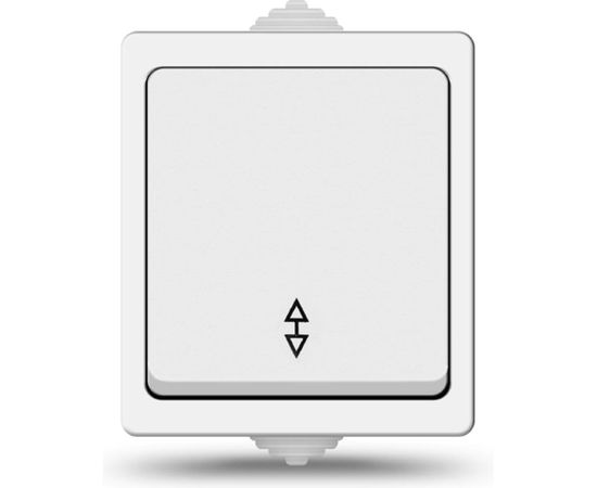Выключатель UNIVersal Аллегро 1 клавиша, проходной, IP54, белый 5563484 