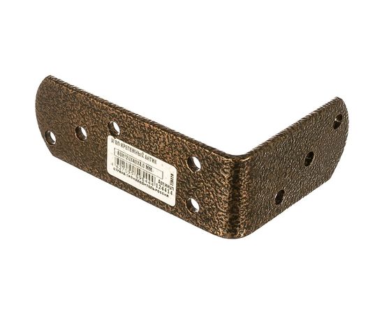 Крепежный уголок Tech-Krep черный 80х120х40х4,0 мм - накл. 124414 