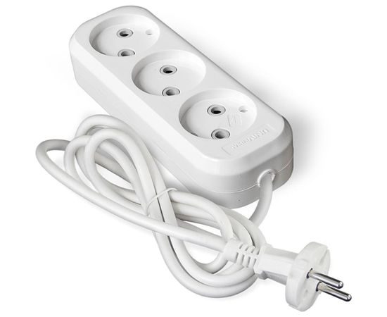 Бытовой удлинитель UNIVersal Е-203 ПВС 2*0,75 3гн. 5м 9631965 