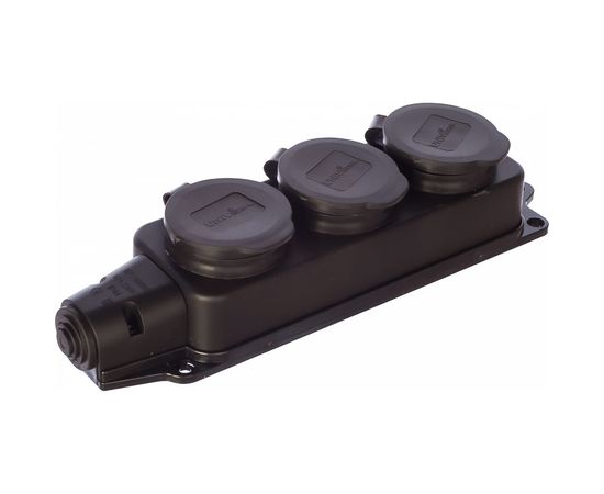 Тройная однофазная каучуковая колодка с заглушками UNIVersal 602230 