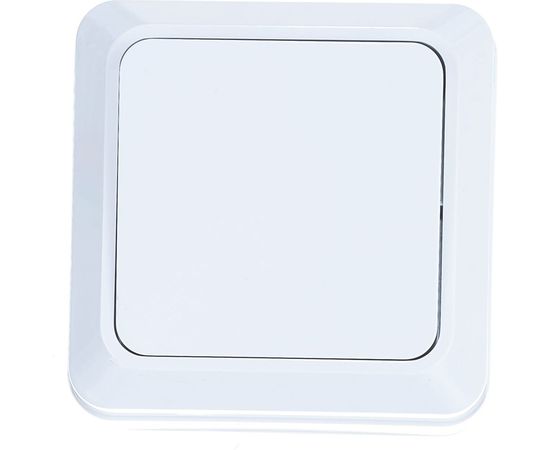 Одноклавишный выключатель, белый UNIVersal Олимп О0021 