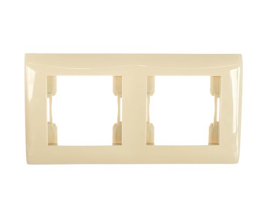 Двухместная рамка Volsten V01-12-A21-M, Magenta Crema, 9066 – изображение 2