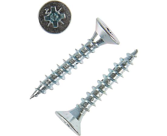 Универсальный саморез Tech-Krep 30х5,0 мм 200 шт оцинкованный, коробка с окном 102197 – изображение 3