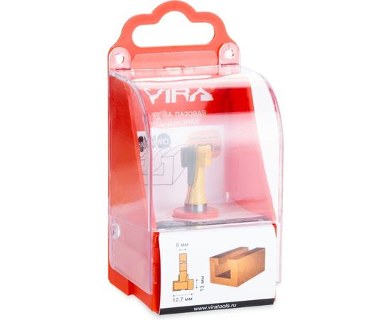 Фреза пазовая Т-образная (12.7x13 мм) VIRA 553372 – изображение 3