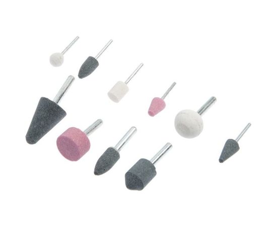Абразивные минишарошки-насадки для гравера и дрели (10 предметов) STAYER 2989-H10  – изображение 6