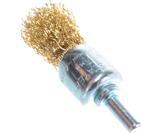 Щетка MASTER кистевая для дрели витая стальная проволока 0.3 мм 17 мм STAYER 35113-17 – изображение 7