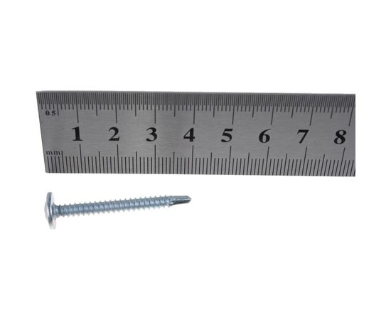 Саморезы с пресс-шайбой Steelfix сверло, 1кг 4,2х38 А-00255 – изображение 3