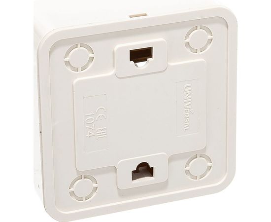 Компьютерная розетка UNIVersal Олимп 2-ая слоновая кость ivory 1074 – изображение 3