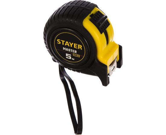 Рулетка Stayer MASTER 5м/25мм, ударостойкий обрезиненный корпус 34025-05-25 – изображение 2