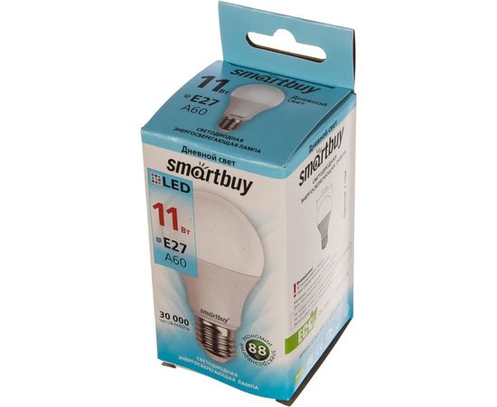 Светодиодная лампа Smartbuy LED A6011W/4000/E27 SBL-A60-11-40K-E27-A – изображение 2