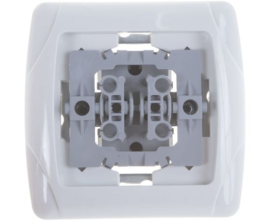 Выключатель UNIVersal Маргарита 1 клавиша, с подсветкой, белая М0121 – изображение 2