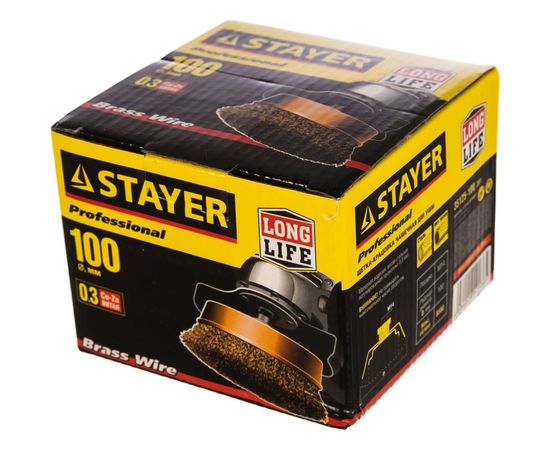 Щетка чашечная MASTER (100 мм; М14) для УШМ STAYER 35125-100_z01 – изображение 2