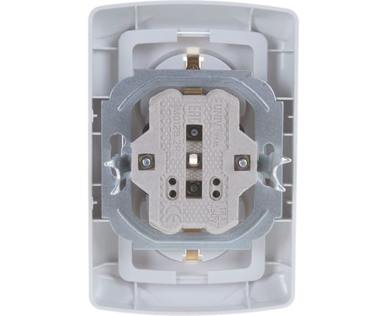 Двухместная розетка UNIVersal Маргарита с/з белая М0128 – изображение 4