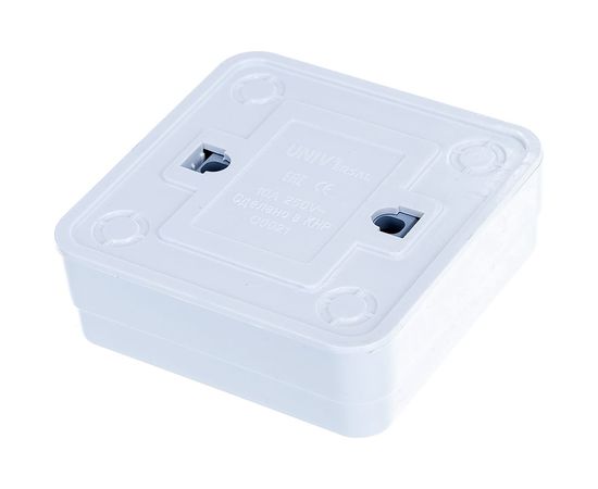 Одноклавишный выключатель, белый UNIVersal Олимп О0021 – изображение 4