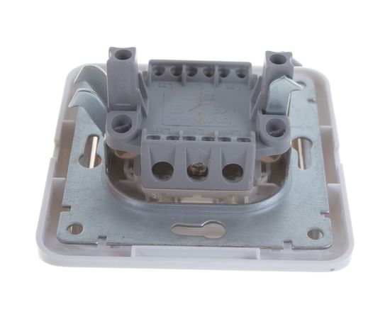 Выключатель UNIVersal Валери 1 клавиша, с подсветкой, белая В0121 – изображение 3