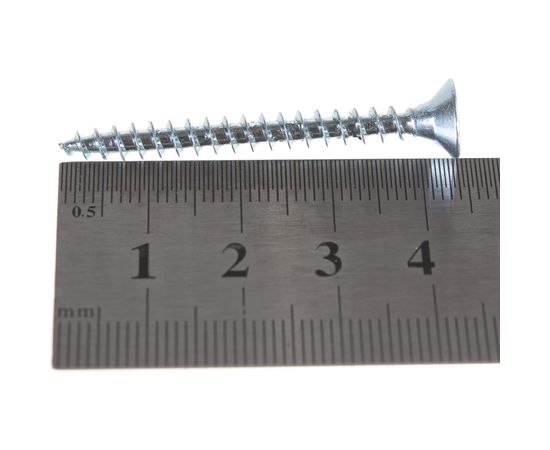 Универсальный саморез Tech-Krep 45х4,5 мм 200 шт оцинкованный, коробка с окном 102192 – изображение 2