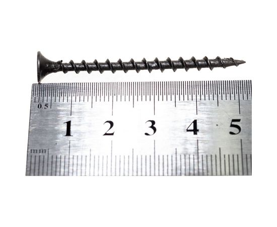 Саморез VIPКрепеж черный 3,5x51 к 11 шт 10116 VIPL – изображение 2