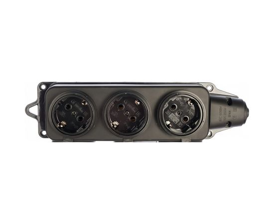 Тройная однофазная каучуковая колодка с заглушками UNIVersal 602230 – изображение 2