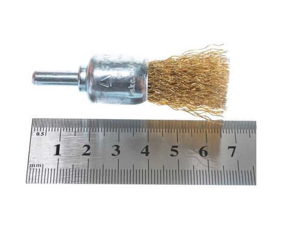 Щетка MASTER кистевая для дрели витая стальная проволока 0.3 мм 17 мм STAYER 35113-17 – изображение 2