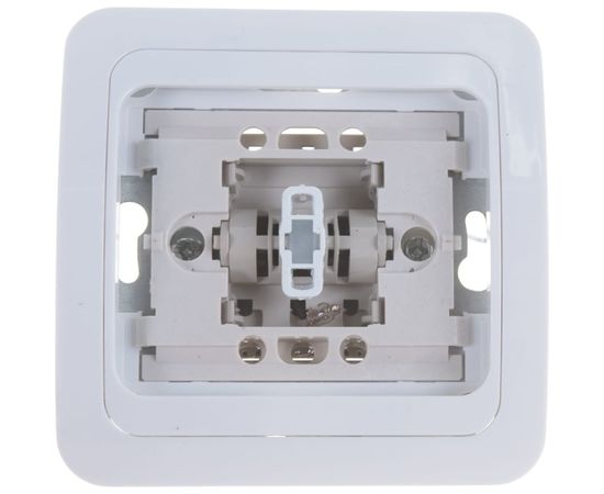 Выключатель UNIVersal Валери 1 клавиша, с подсветкой, белая В0121 – изображение 2