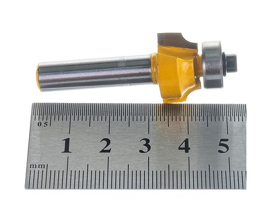 Фреза кромочная калевочная (19х10 мм; R3.2 мм; подшипник 12.7 мм) VIRA 553354 – изображение 2