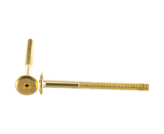 Мебельный винт с плоской головкой ЕВРОПАРТНЕР латунир. М6х70 16шт. 6 1611 2 
