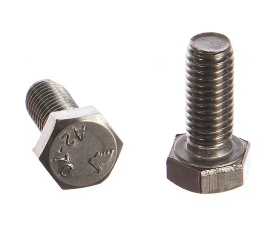 Болт с шестигранной головкой, с полной резьбой ЕВРОПАРТНЕР DIN 933 нержав. сталь, 8х20 мм, 6 шт. G2 2820 1 