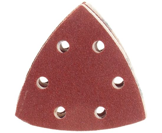Треугольник шлифовальный универсальный 5 шт. (93х93х93 мм; Р80) "МАСТЕР" Зубр 35583-080 