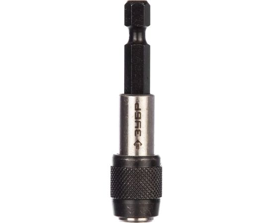 Адаптер "ЭКСПЕРТ" магнитный для бит, фиксатор, держатель для направления биты, 60мм Зубр 26715-60 