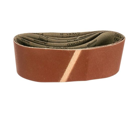 Лента шлифовальная бесконечная СТАНДАРТ на тканевой основе (5 шт; 100х610 мм; P180) для ЛШМ Зубр 35343-180 