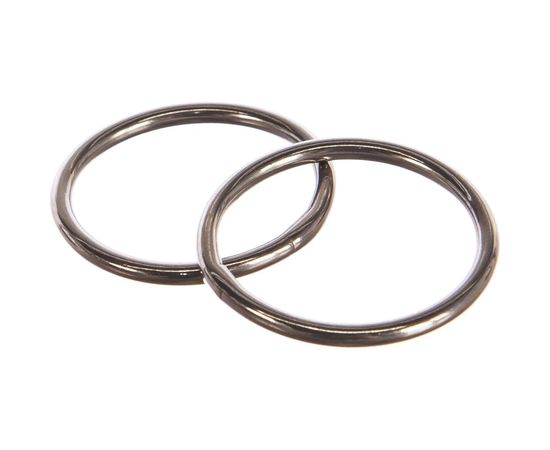 Кольцо ЕВРОПАРТНЕР D30 мм, h-3 мм, полированное, нержав. сталь, 2 шт. G1 0330 