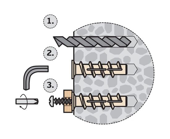 Дюбель для газобетона ЕВРОПАРТНЕР PBT 10, 20 шт. 76091214 – изображение 3