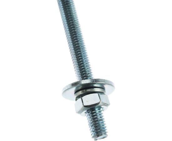 Шпилька ЕВРОПАРТНЕР DIN976, М10x140, в комплекте гайки DIN934, шайбы DIN 9021 и DIN127, 2 шт. 12 0626 3 – изображение 4