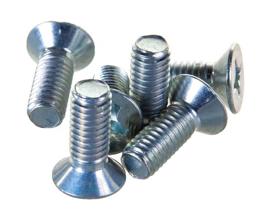 Винт с потайной головкой ЕВРОПАРТНЕР DIN 965 Zn 6х16 15шт. 12 0224 1 – изображение 3