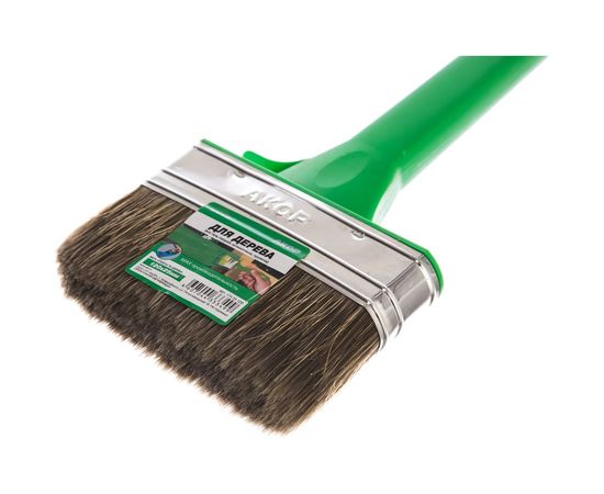 Кисть для работ по дереву Акор смешанная щетина, 120х25мм КД120*25 – изображение 3