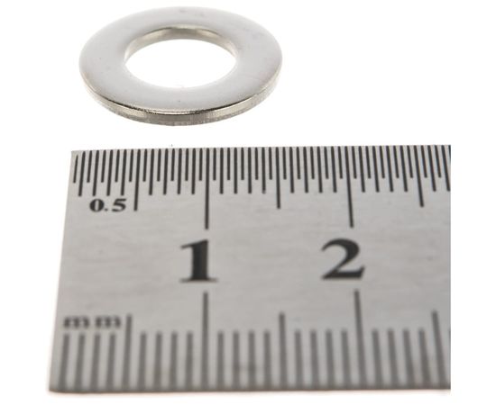 Плоская шайба ЕВРОПАРТНЕР DIN 125, M8, нержав. сталь, 15 шт. G2 5284 1 – изображение 4