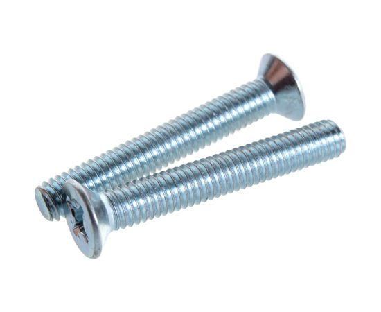 Винт с потайной головкой ЕВРОПАРТНЕР DIN 965 Zn 6х40 15шт. 12 1759 1 – изображение 2