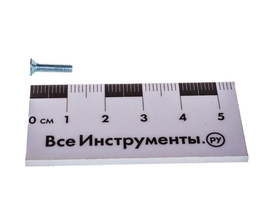 Винт с потайной головкой ЕВРОПАРТНЕР DIN 965 Zn 3х12 10шт. 12 0478 1 – изображение 2